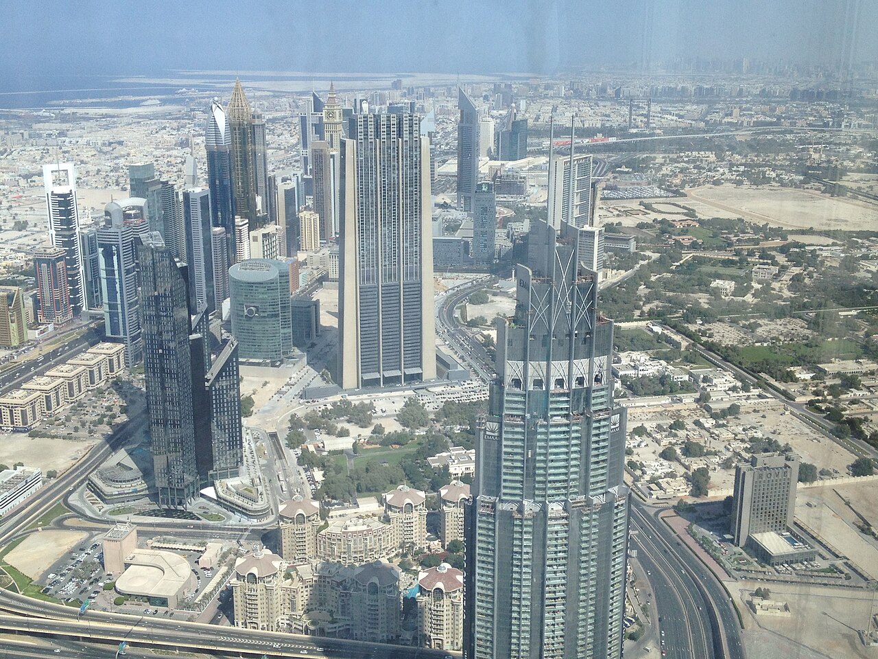 Burj Khalifa observation deck view over Downtown Dubai from 124th floor — photo 3