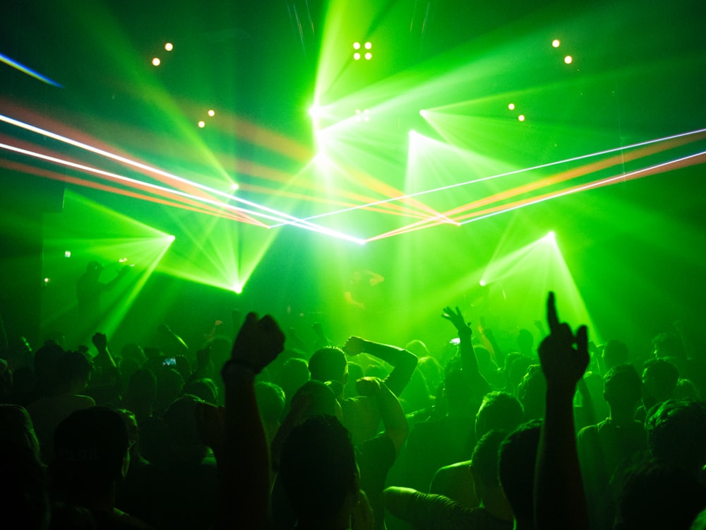 777DXB Dubai nightclub interior with lights and packed dance floor — photo 1