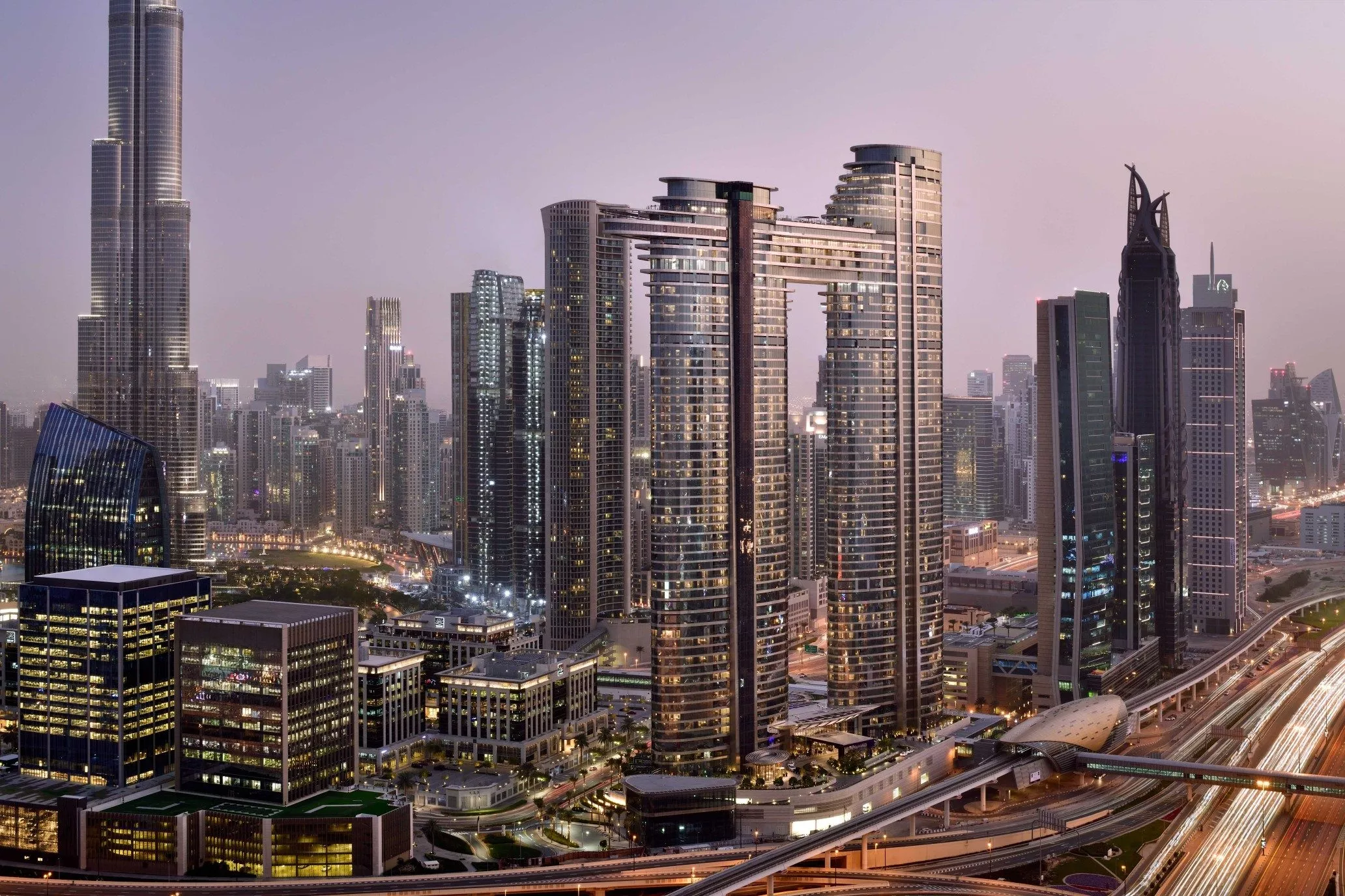 Address Sky View Patisserie handcrafted pastries with Burj Khalifa view