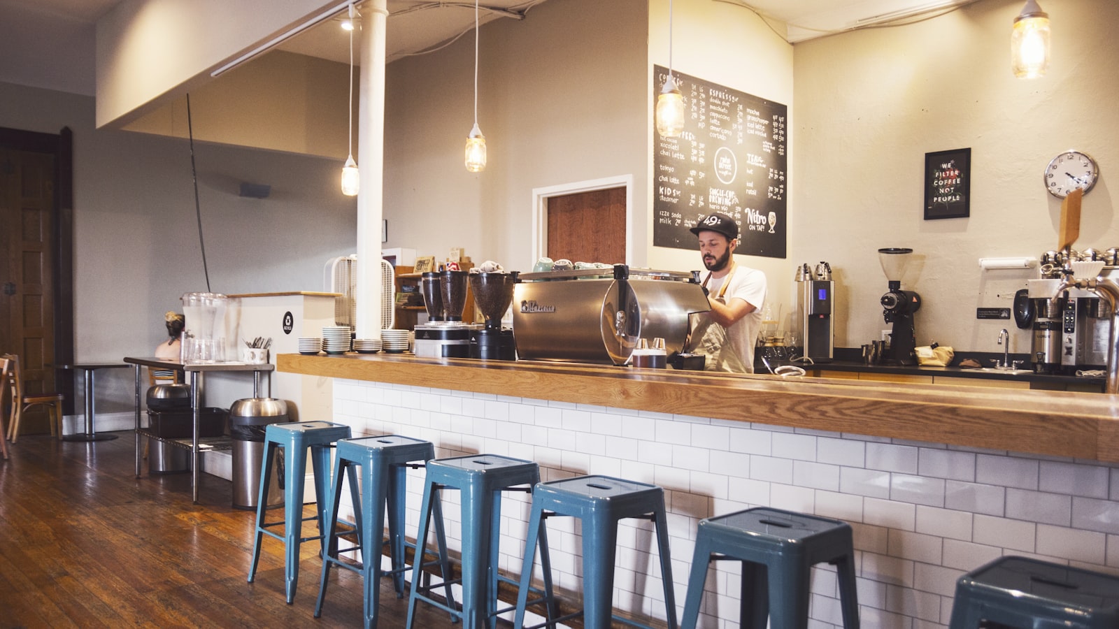 Roasters Specialty Coffee House JLT barista preparing single-origin pour-over