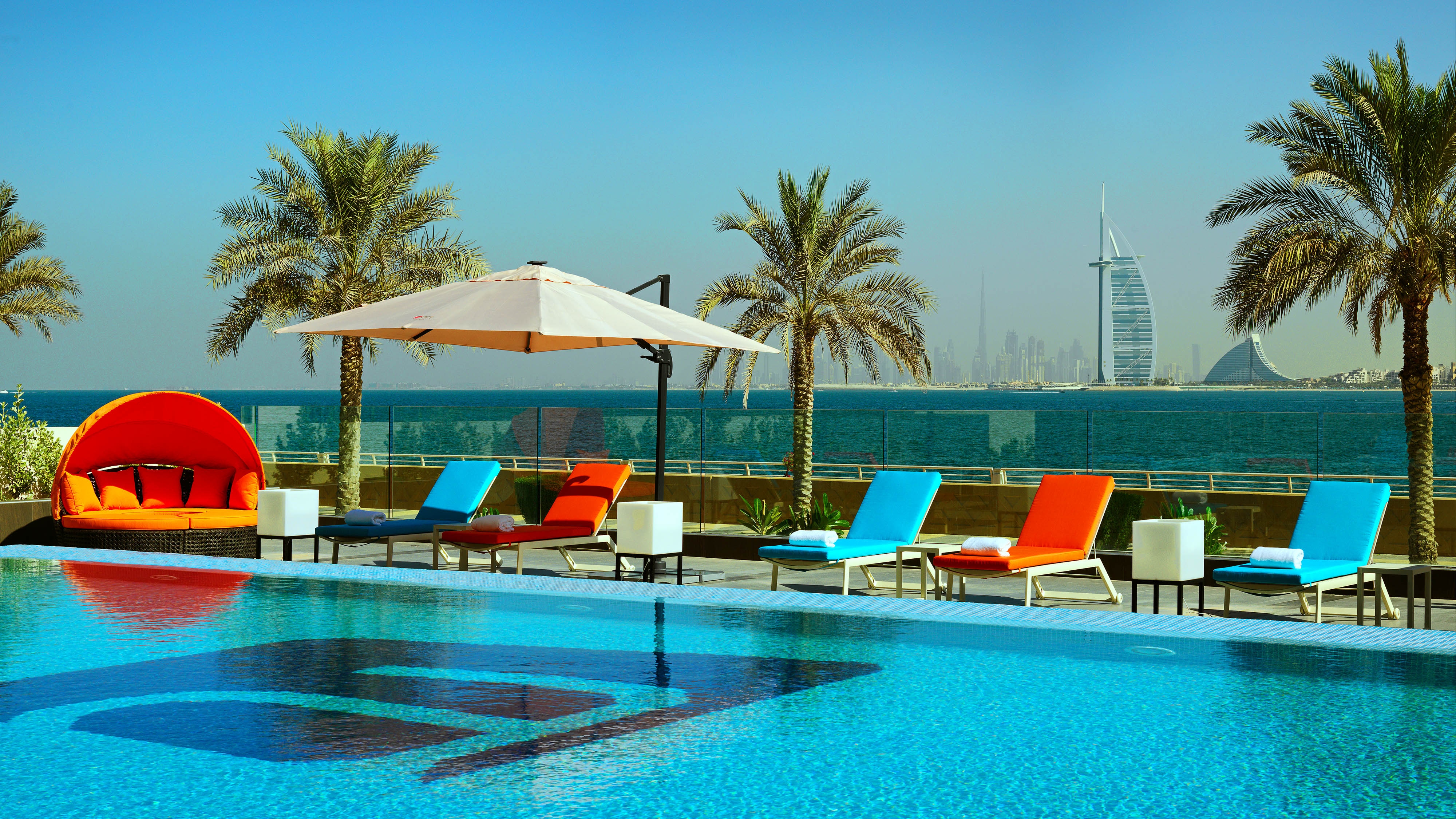 Aloft Palm Jumeirah hotel exterior with Arabian Gulf views — photo 1