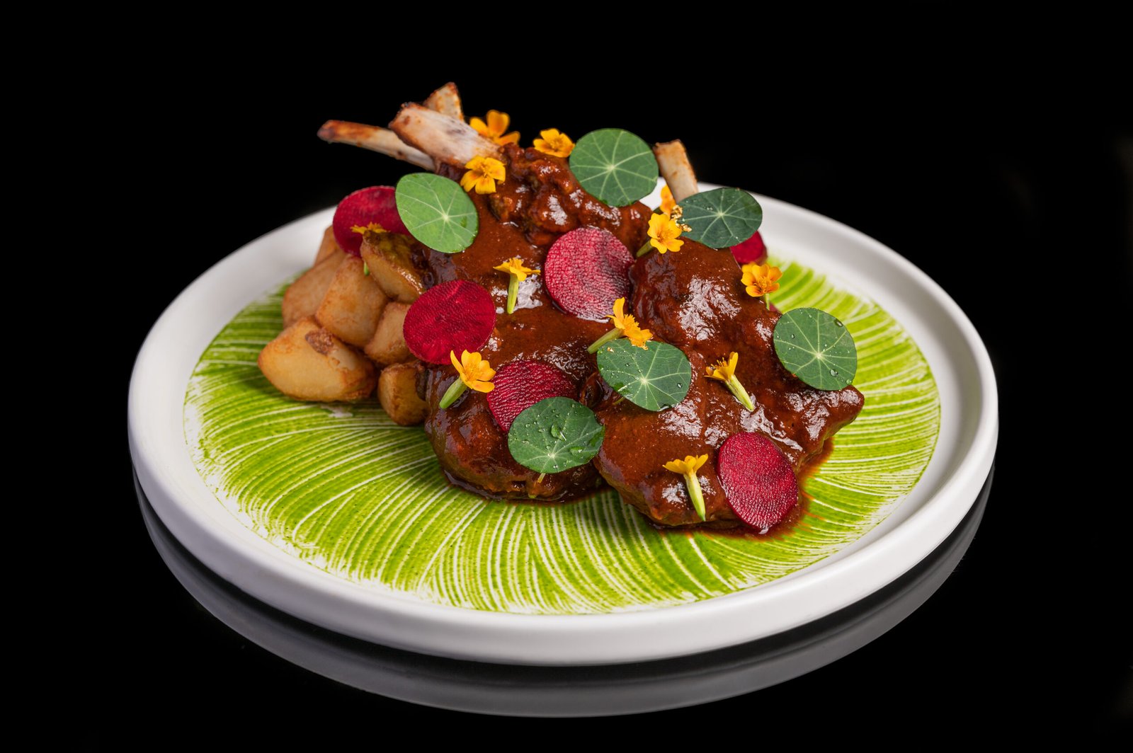 Tresind Studio elegantly plated avant-garde Indian tasting course — photo 2